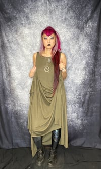 Image 5 of Buttery Olive Maxi Modal Dress 