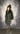Pointy Hood Faux Fur Coat with Bishop Sleeves