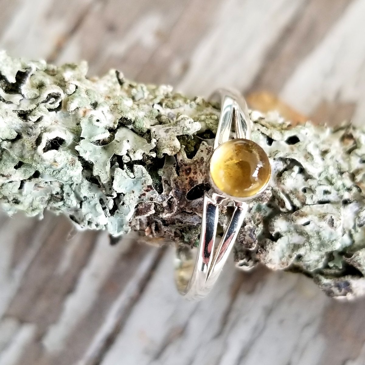 Image of Petite Citron - Citrine Ring in Sterling ( Every One Collection)