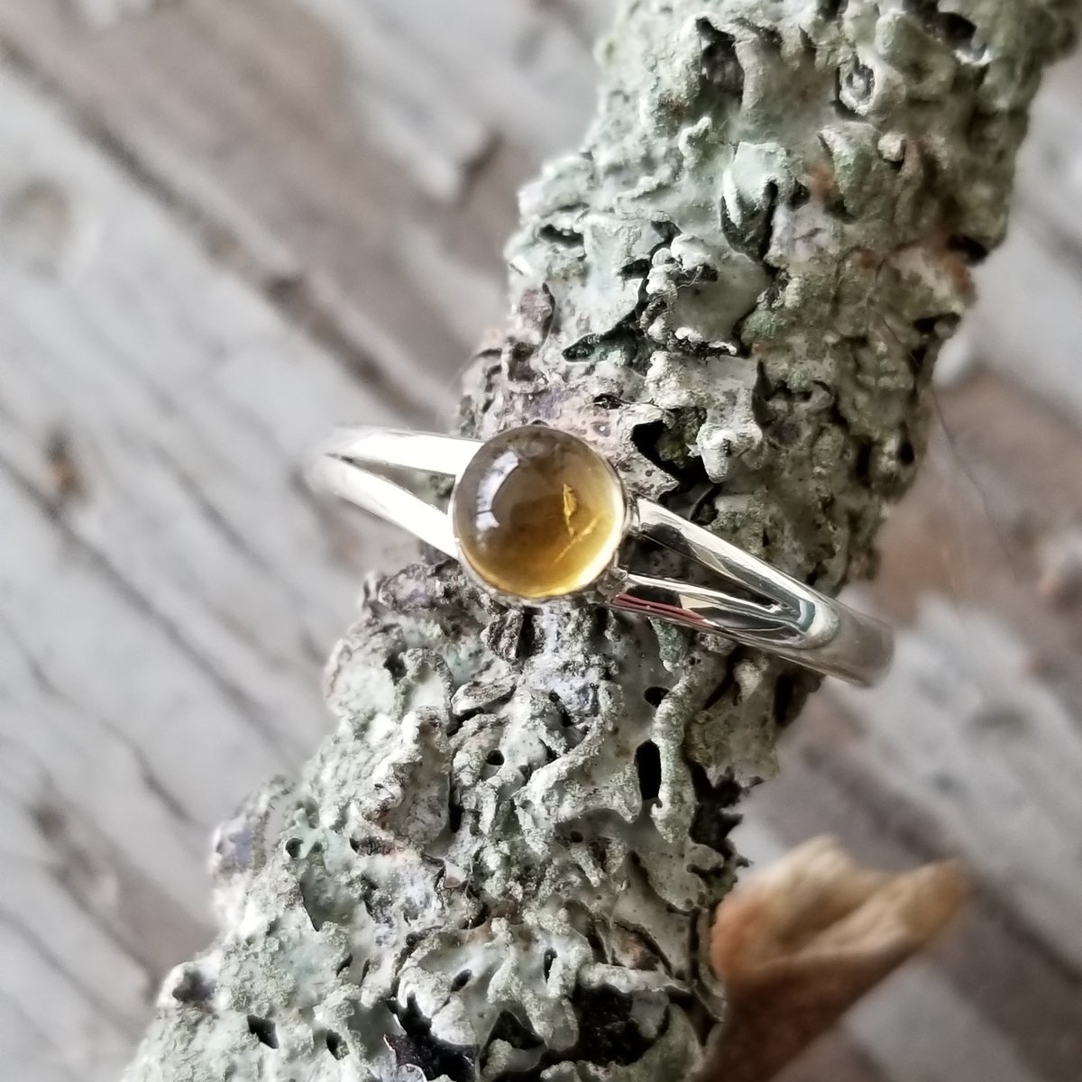 Image of Petite Citron - Citrine Ring in Sterling ( Every One Collection)