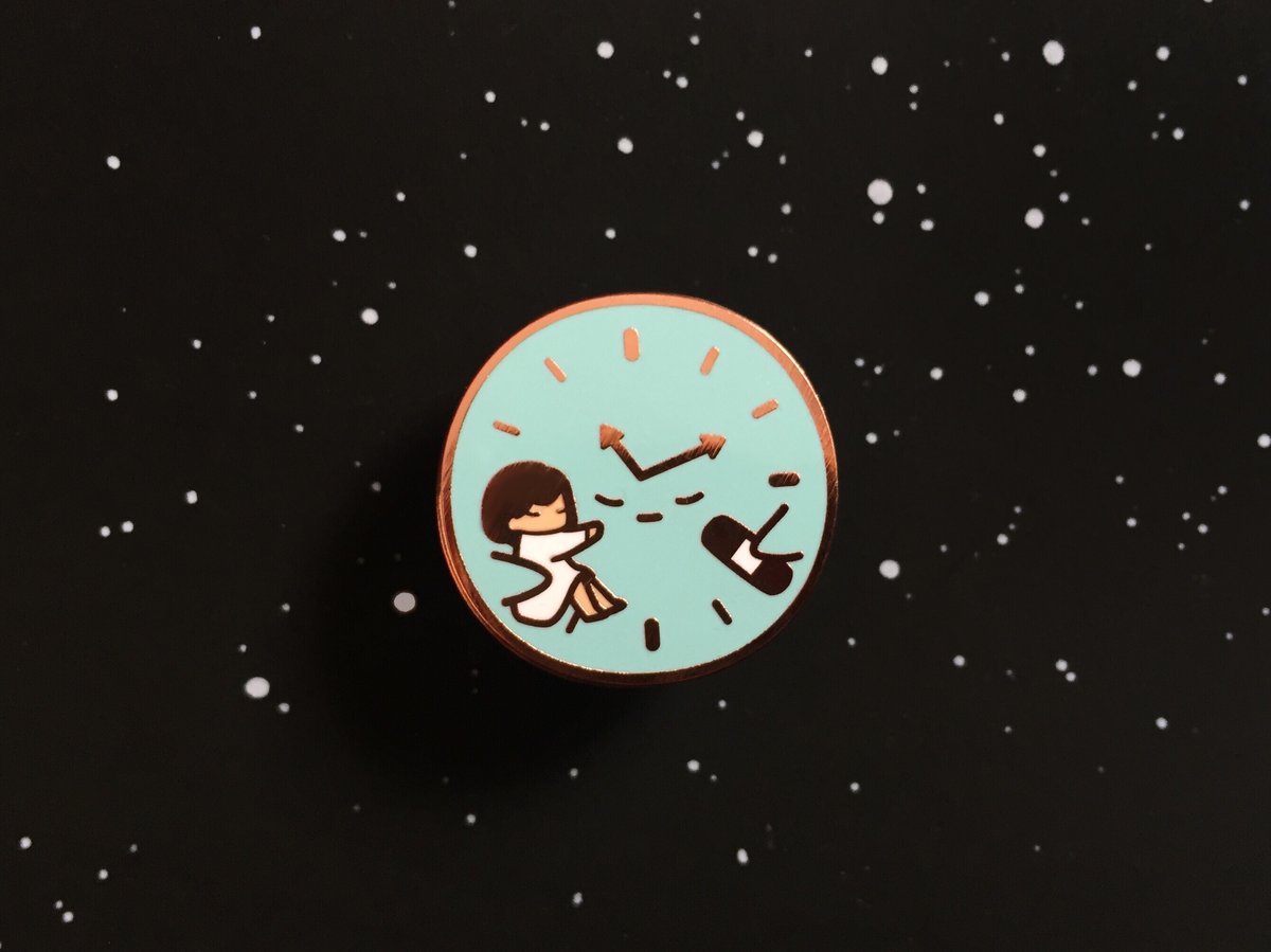Image of Time Heals Enamel Pin