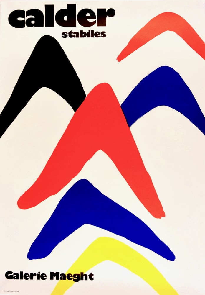 Image of poster / calder / gallery maeght 