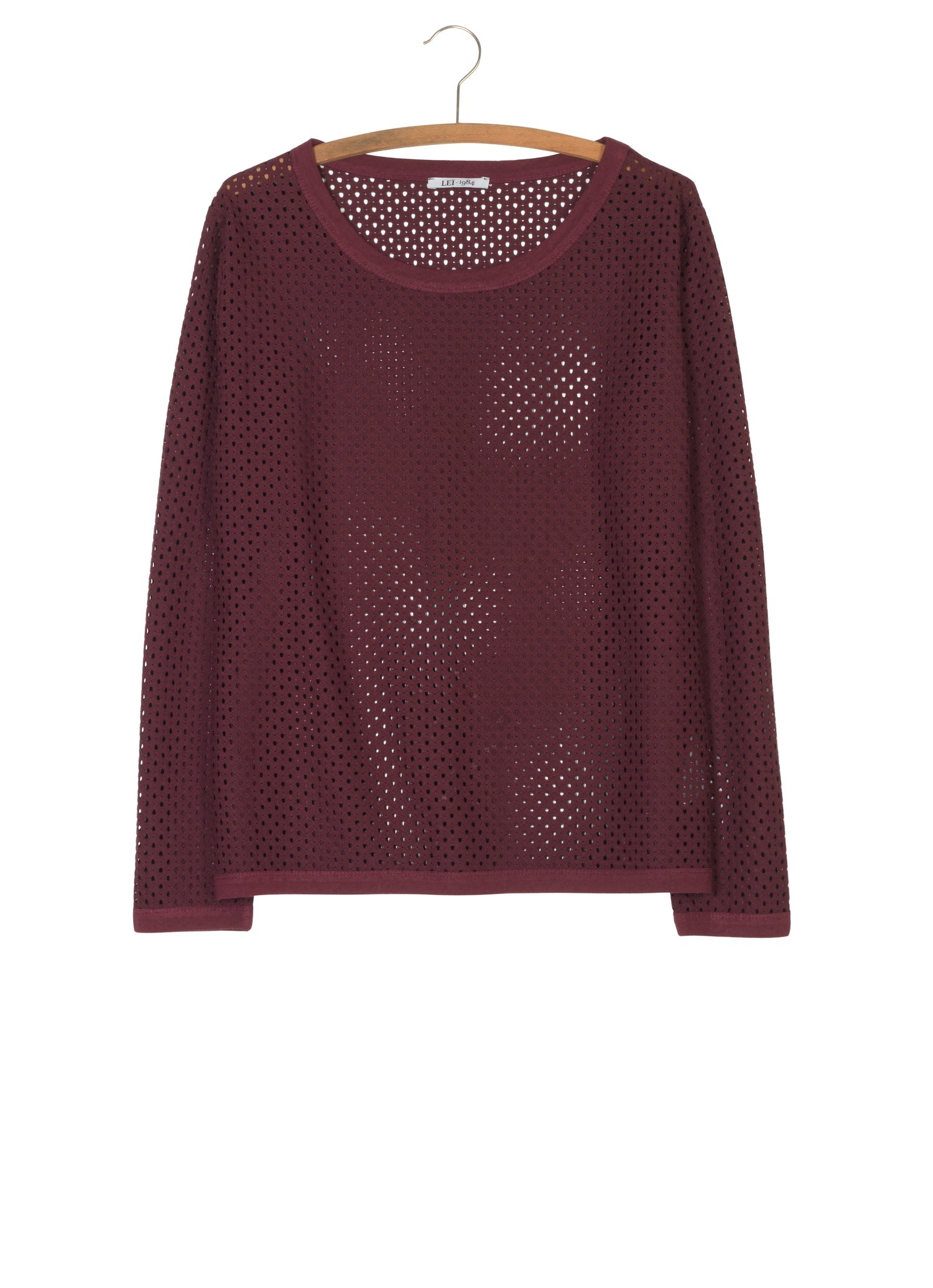 Image of Top ML dentelle ANGE Bordeaux 90€ -60%