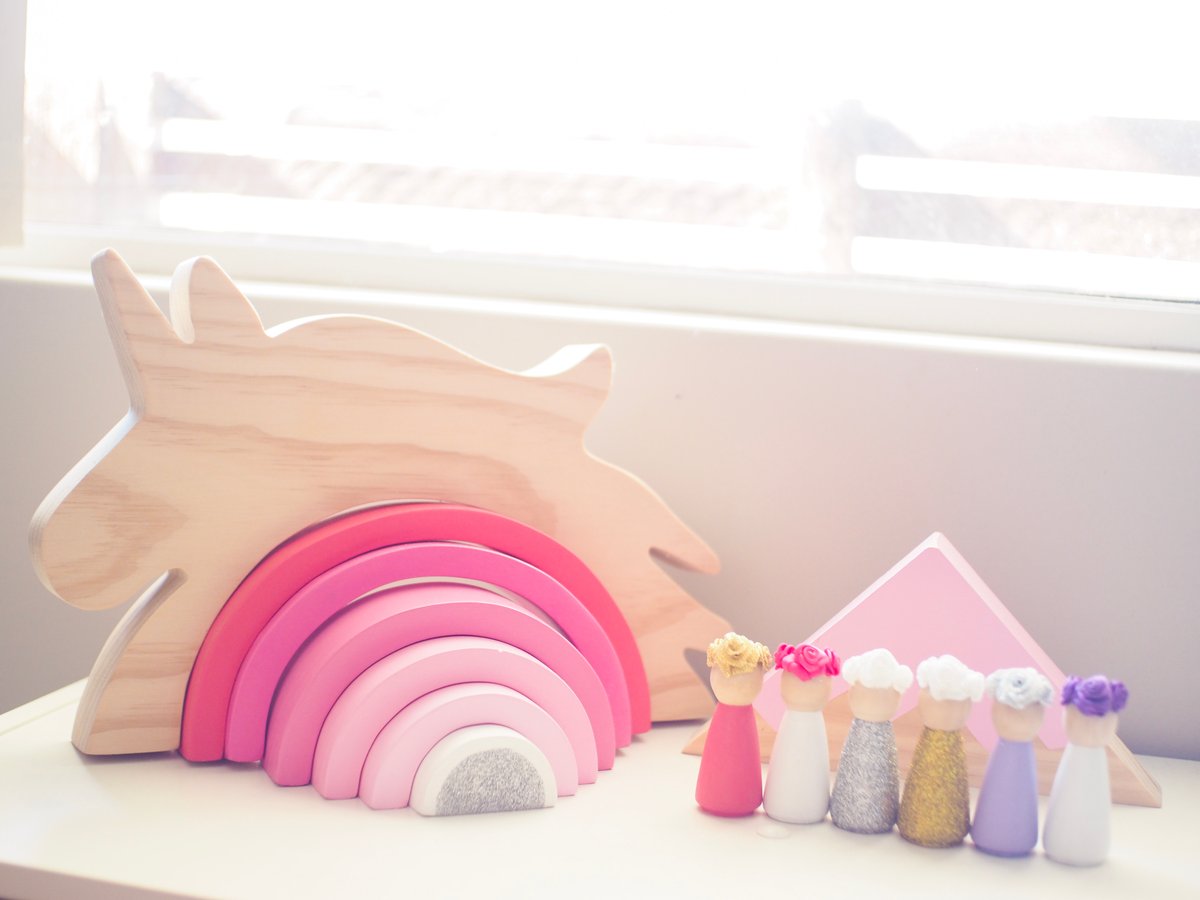 Image of Unicorn Rainbow Stacker