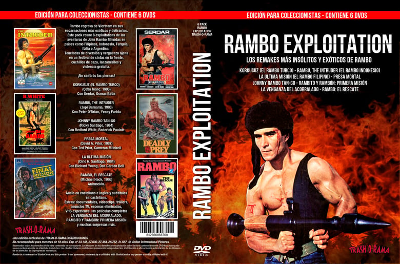 Image of Pack 6 DVD Rambo Exploitation