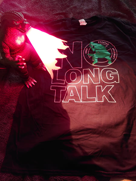 Image of No Long Talk T-Shirt Black