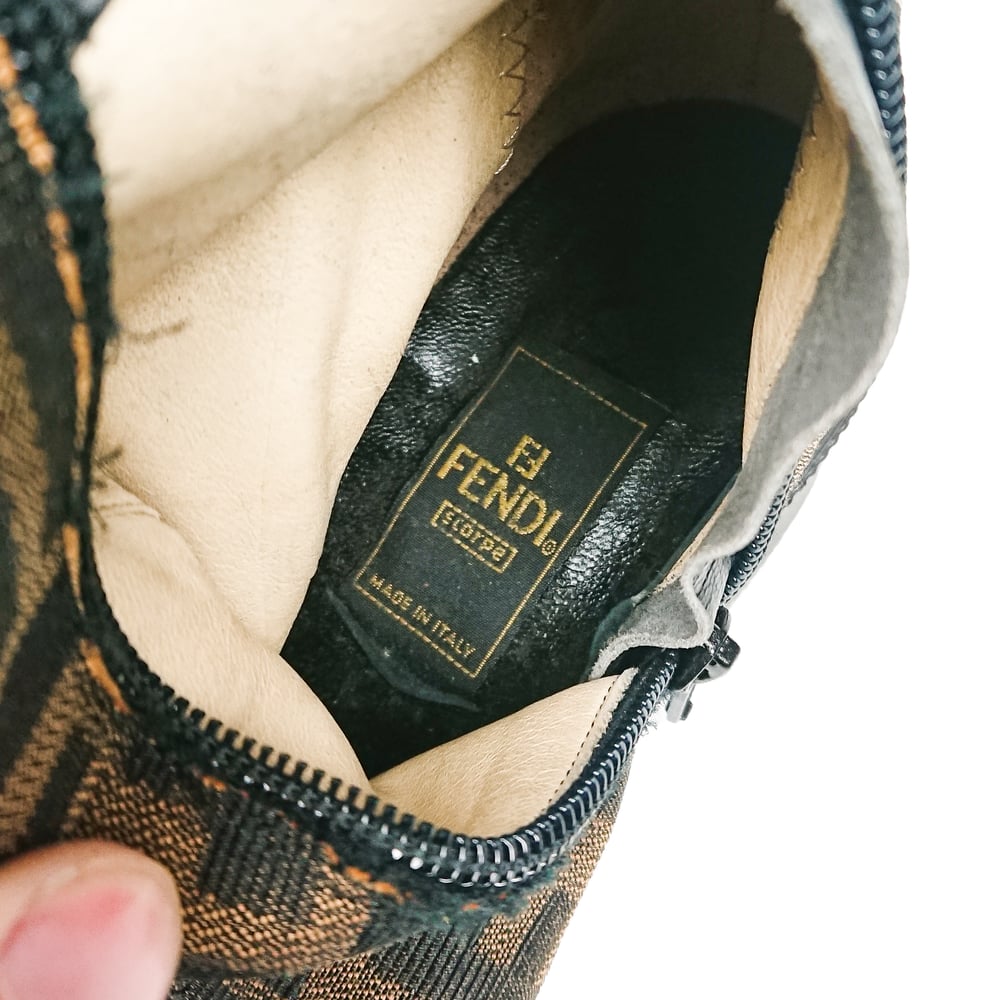 Image of Fendi Monogram Boots