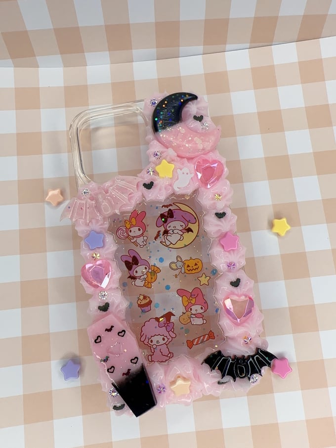 Image of iPhone 14 Pro Max Halloween Melody decoden case 🎃💖