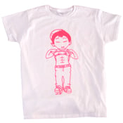 Image of Jay Park Tee (Super Fluorescent Pink on White)