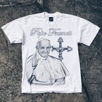 Image 1 of Original Vintage Bootleg Pope Francis Tee.