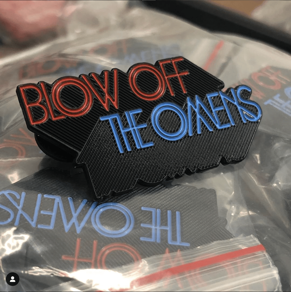 CB Enamel Pin - Blow Off The Omens