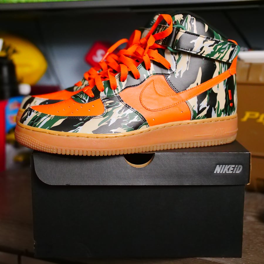 Image of Nike 3m Tiger Camo AIr Force 1 (Nike ID)