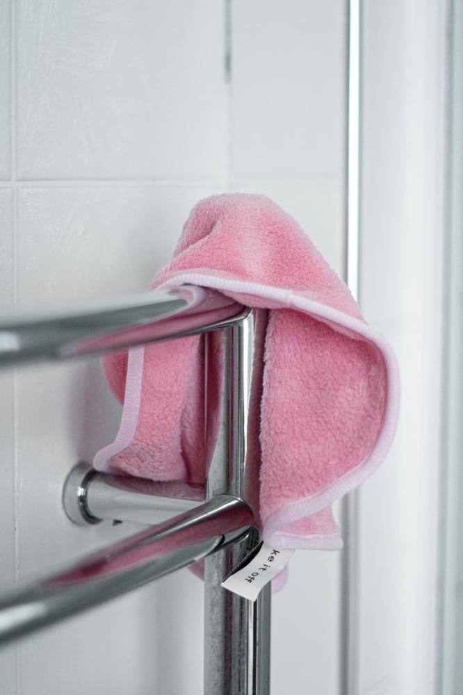 Image of Pink Makeup Removal Towel