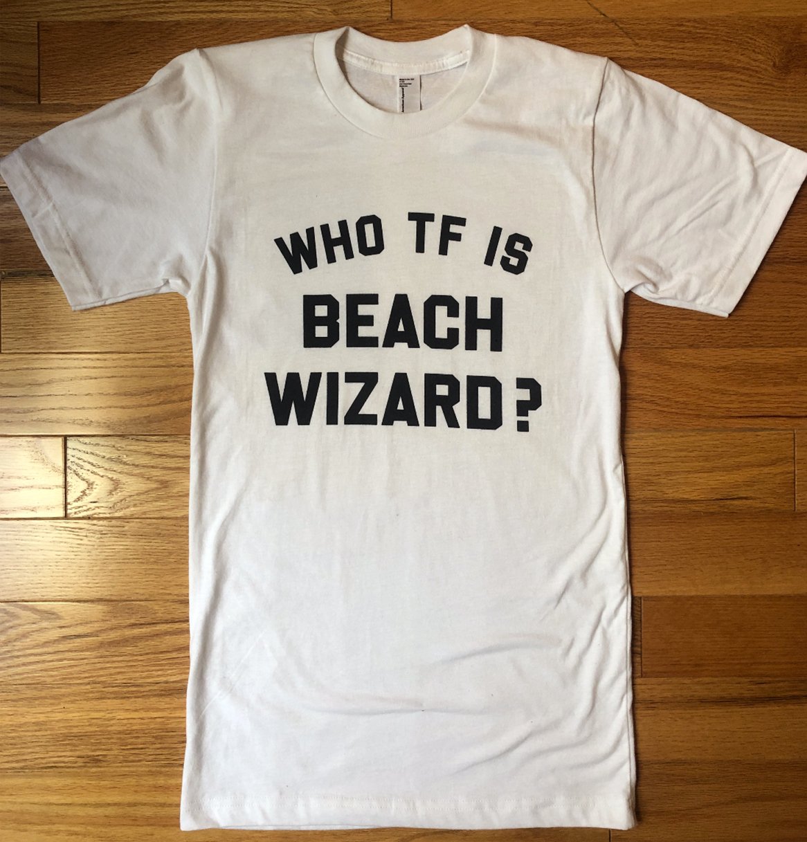 Image of Unisex Beach Wizard T-Shirt White (WWF Donations)