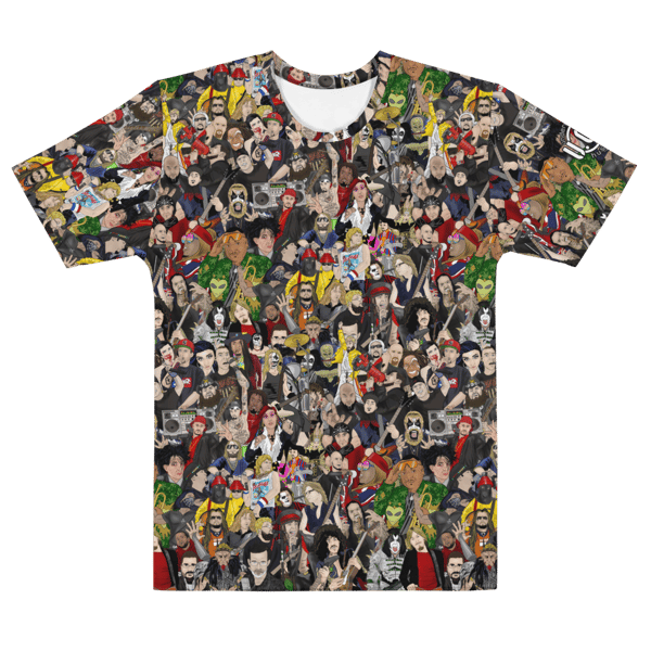 Image of UGH65 ROCK N ROLL All Over Print Tee