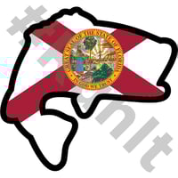 Bass State Flag Decal - Florida