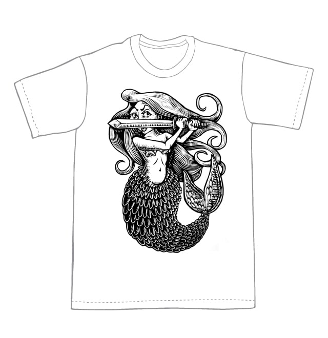 Mermaid T-shirt ( B2)**FREE SHIPPING**