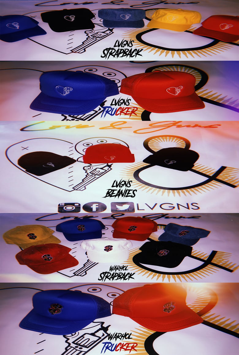 Image of Lvgns Strapbacks, Trucker hats, Beanies and Warhol Strapbacks, Trucker Hats 