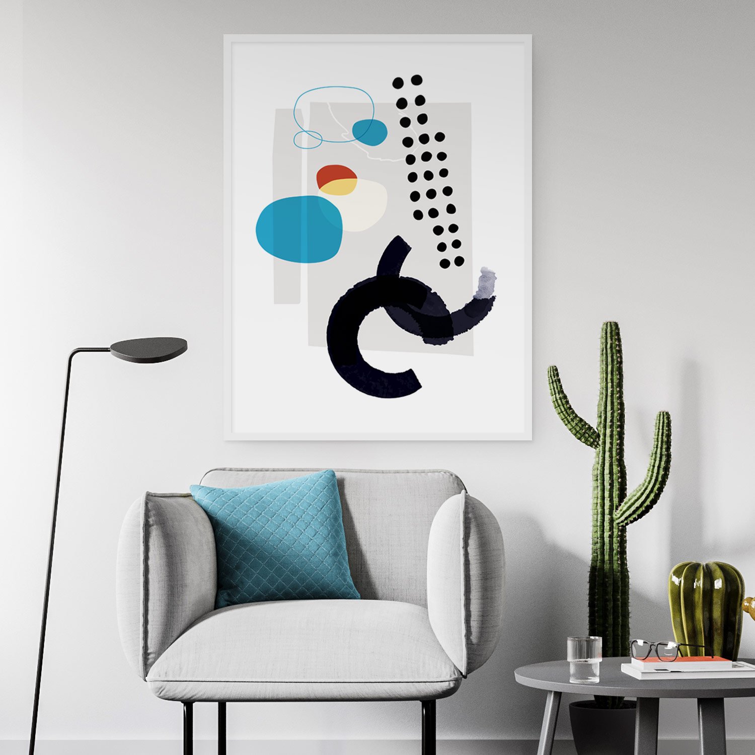 Image of Shape & Hue Series No. 4 Art Print