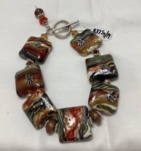 Image 1 of Ivory & Autumn design Bracelet