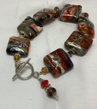 Image 2 of Ivory & Autumn design Bracelet