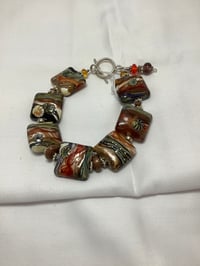 Image 3 of Ivory & Autumn design Bracelet