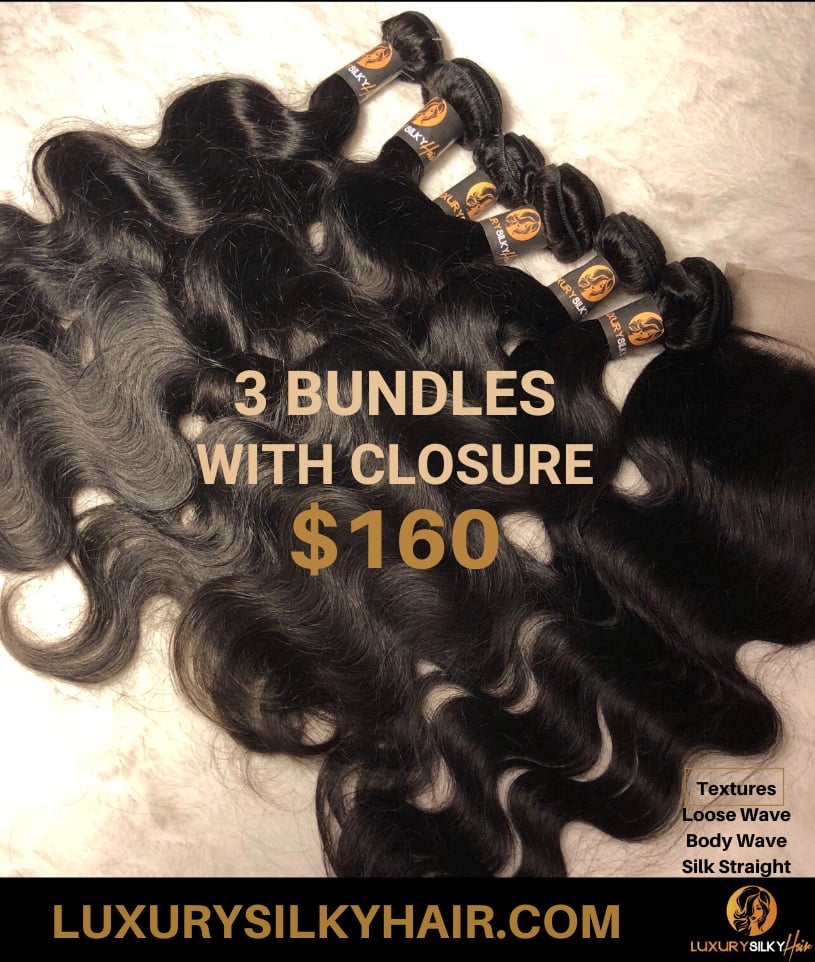 Image of Blow Out SALE | 3 Bundles with Closure $160