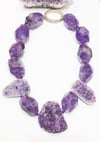 Chunky Amethyst Necklace 