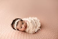 Evangeline beanbag backdrop 