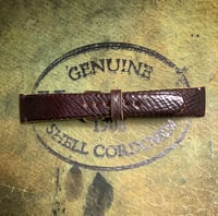 Image 1 of N°8 RG SECRET STITCHING Horween Shell Cordovan Watchstrap