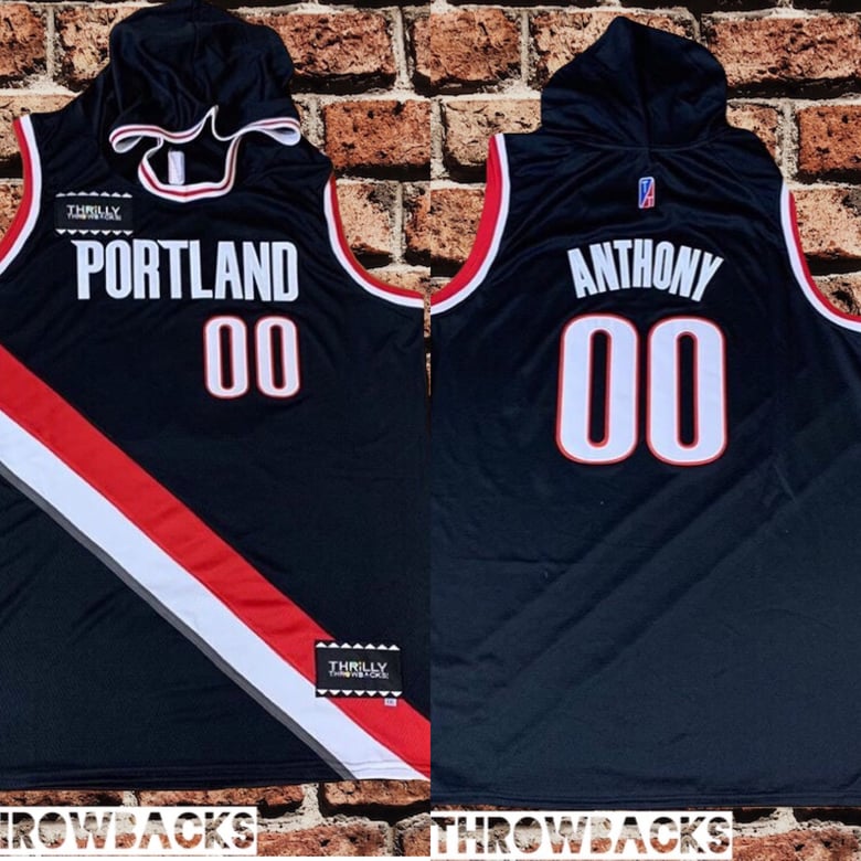 Image of Custom  Portland  00  “Melo WITH THE Hoodie”” 