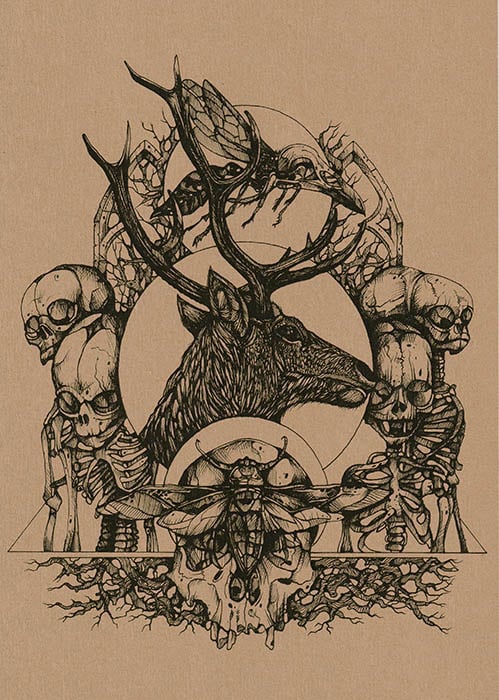 Image of 'Liberty Crawls' signed heavyweight print