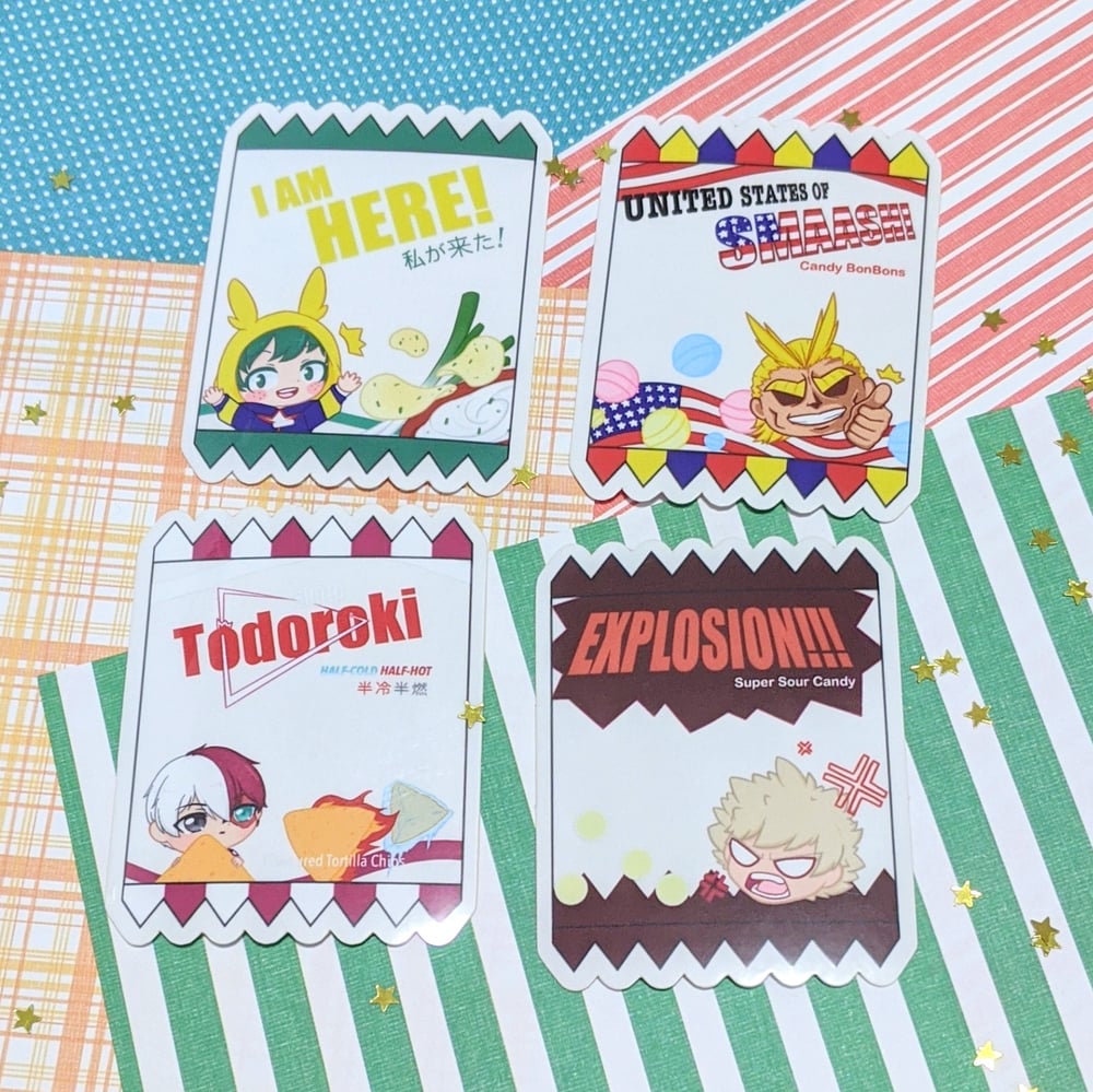 Image of BNHA Clear Stickerpack