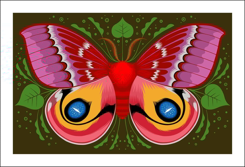 Image of Io Moth Print