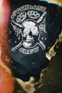 Image 1 of Bleach-dyed “Cutthroat Crew” T-Shirt