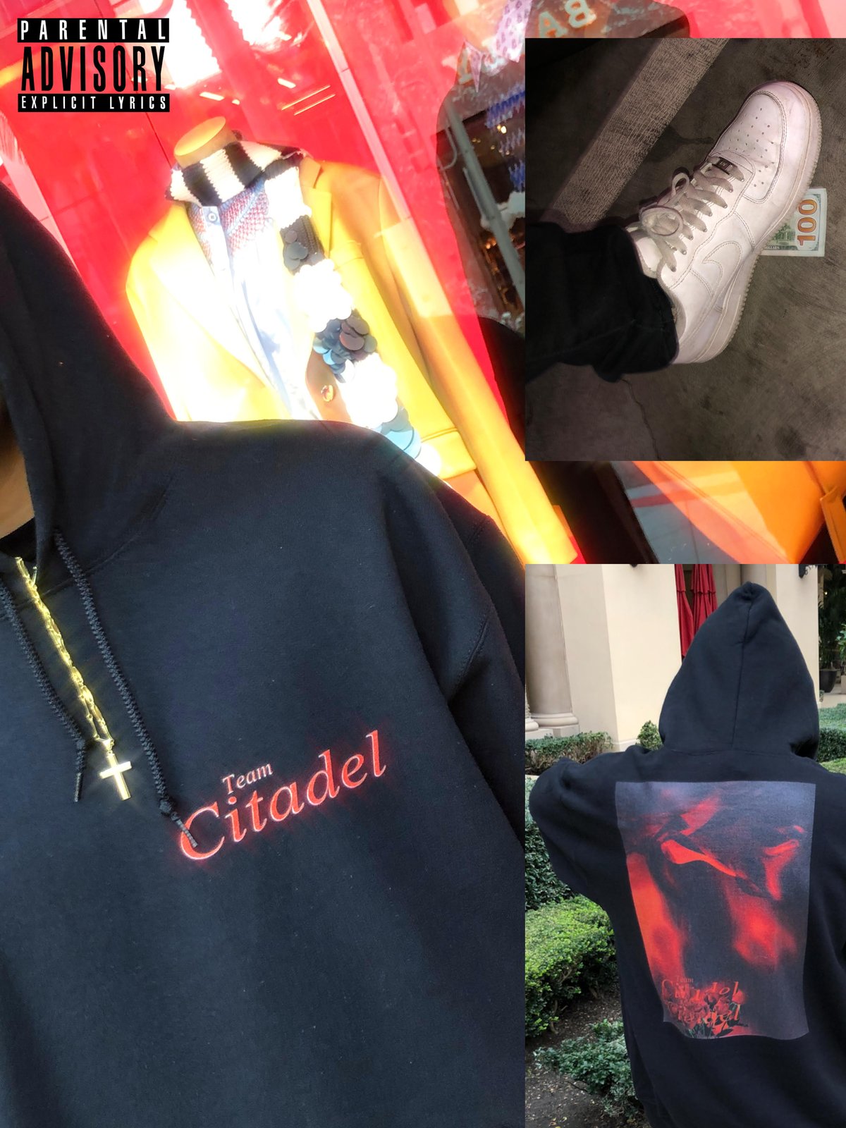 Image of Team Citadel™ Flower Hoodie - Black