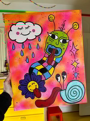 Image of Worm Portal Painting