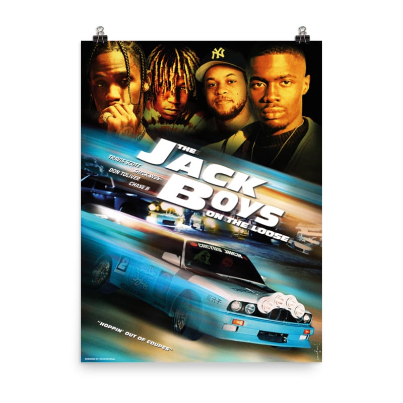 Image of JackBoys - Fast and Furious poster