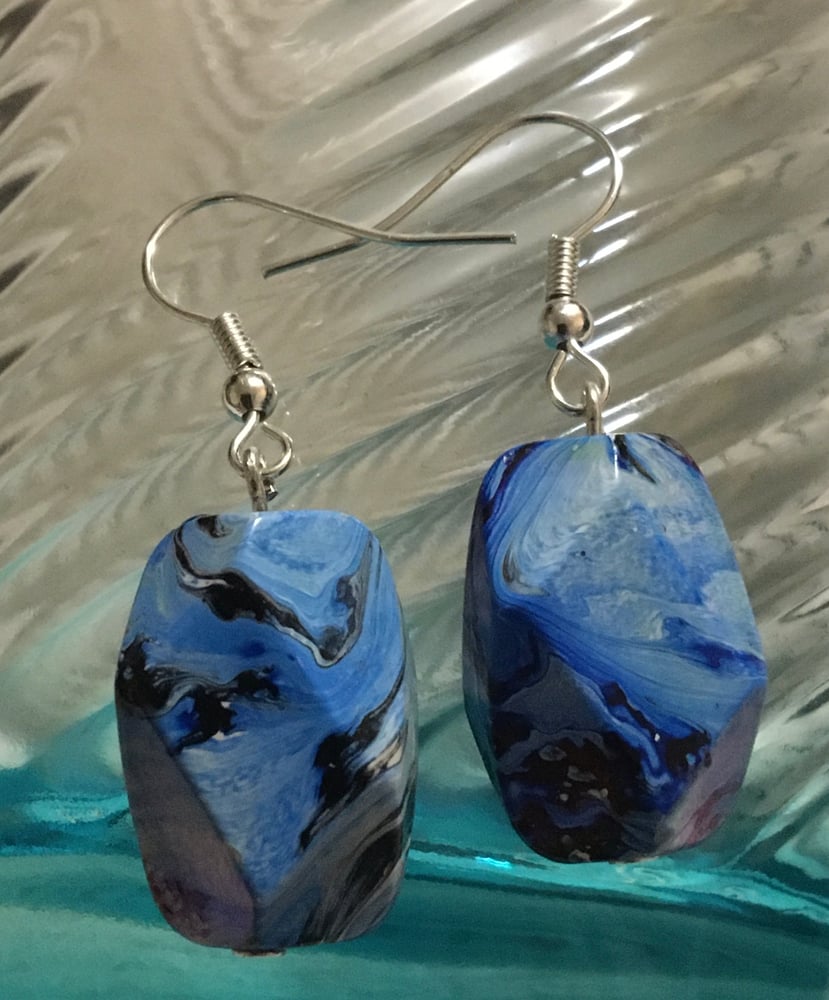 Image of Marble effect earrings