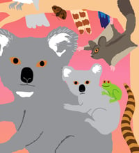 Image 4 of Australian Fauna - bushfire relief poster