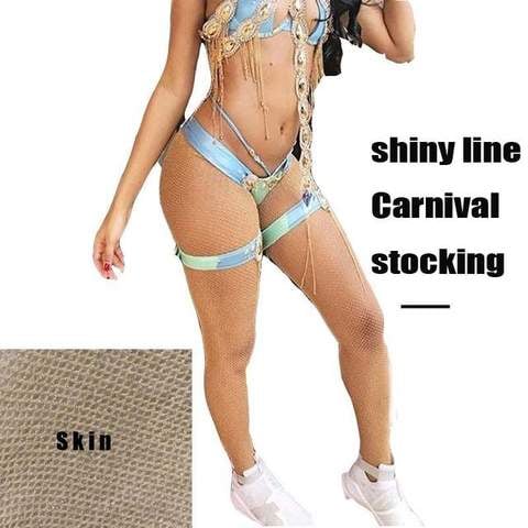 glitter fishnets carnival
