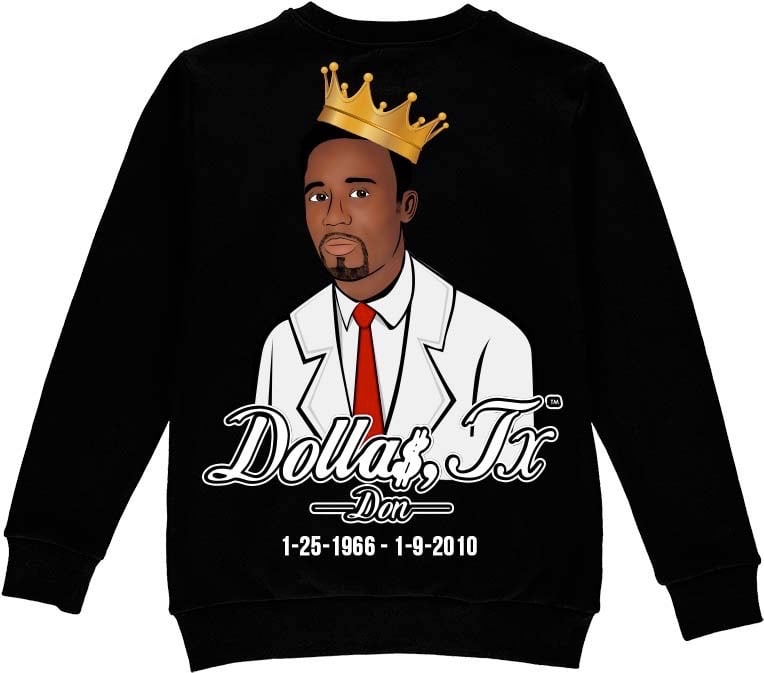 Image of Black Long Sleeve - DollasTx Don in memory of Ray Prince