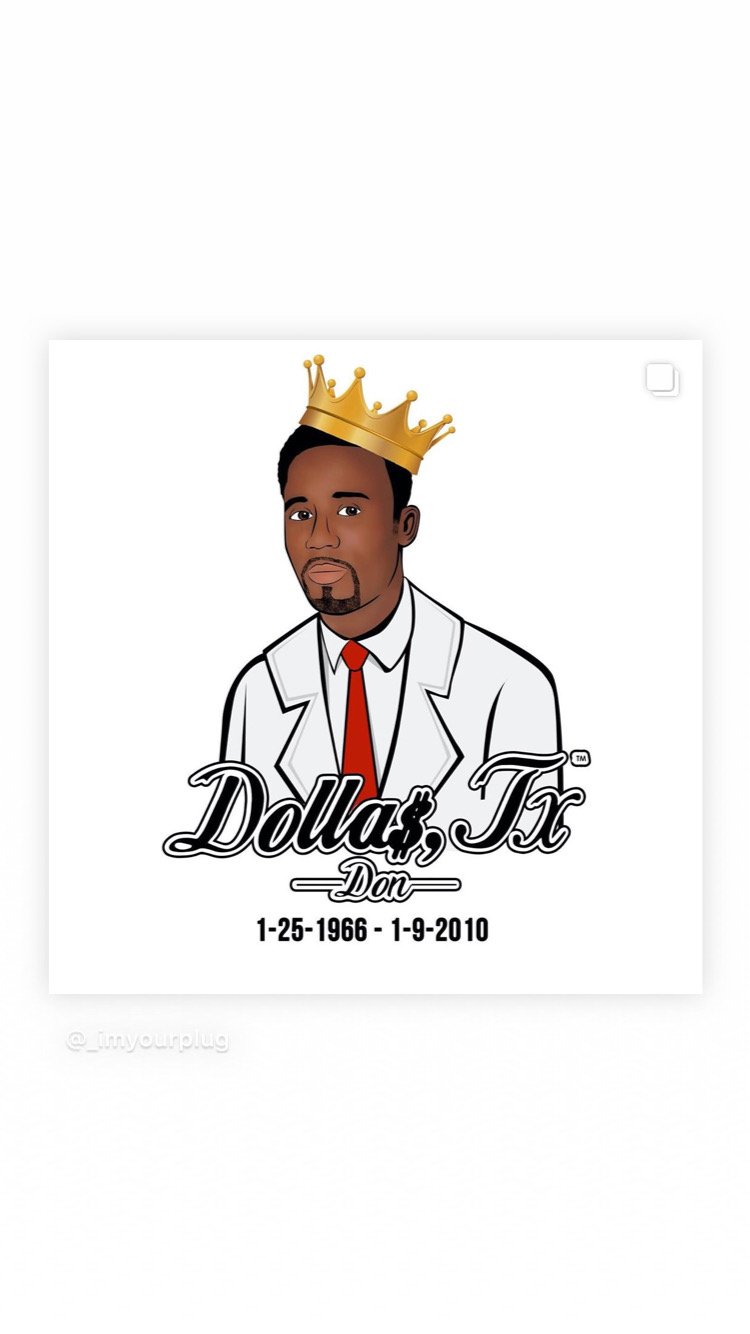 Image of Black Long Sleeve - DollasTx Don in memory of Ray Prince