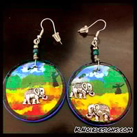Image 1 of Majesty Elephant Freedom Earrings 