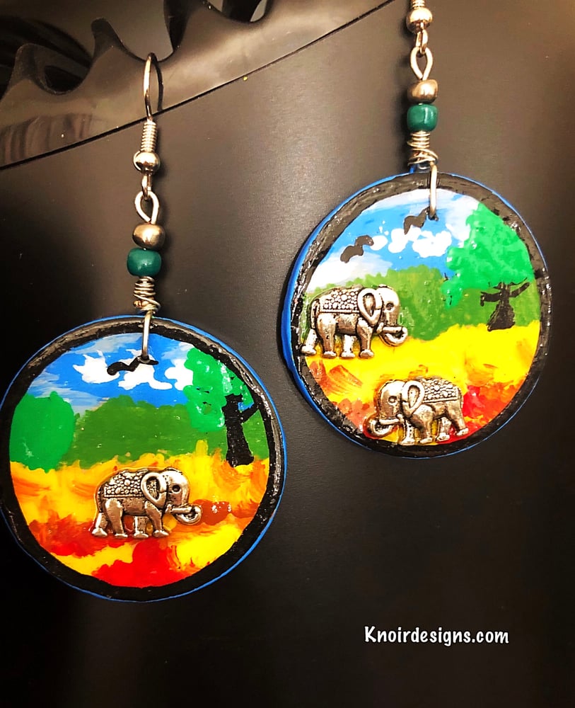 Image of Majesty Elephant Freedom Earrings 