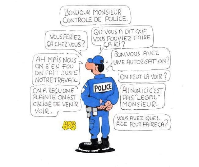Image of Controle de police