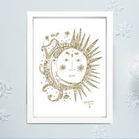 Image 2 of Gold * Sun & Moon*_A3