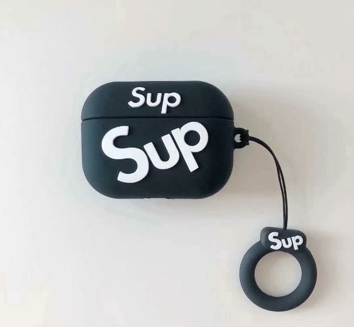 supreme rick and morty airpod case