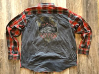 Image 1 of Game of Thrones repurposed t-shirt flannel 
