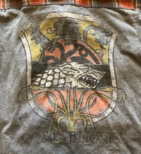 Image 2 of Game of Thrones repurposed t-shirt flannel 